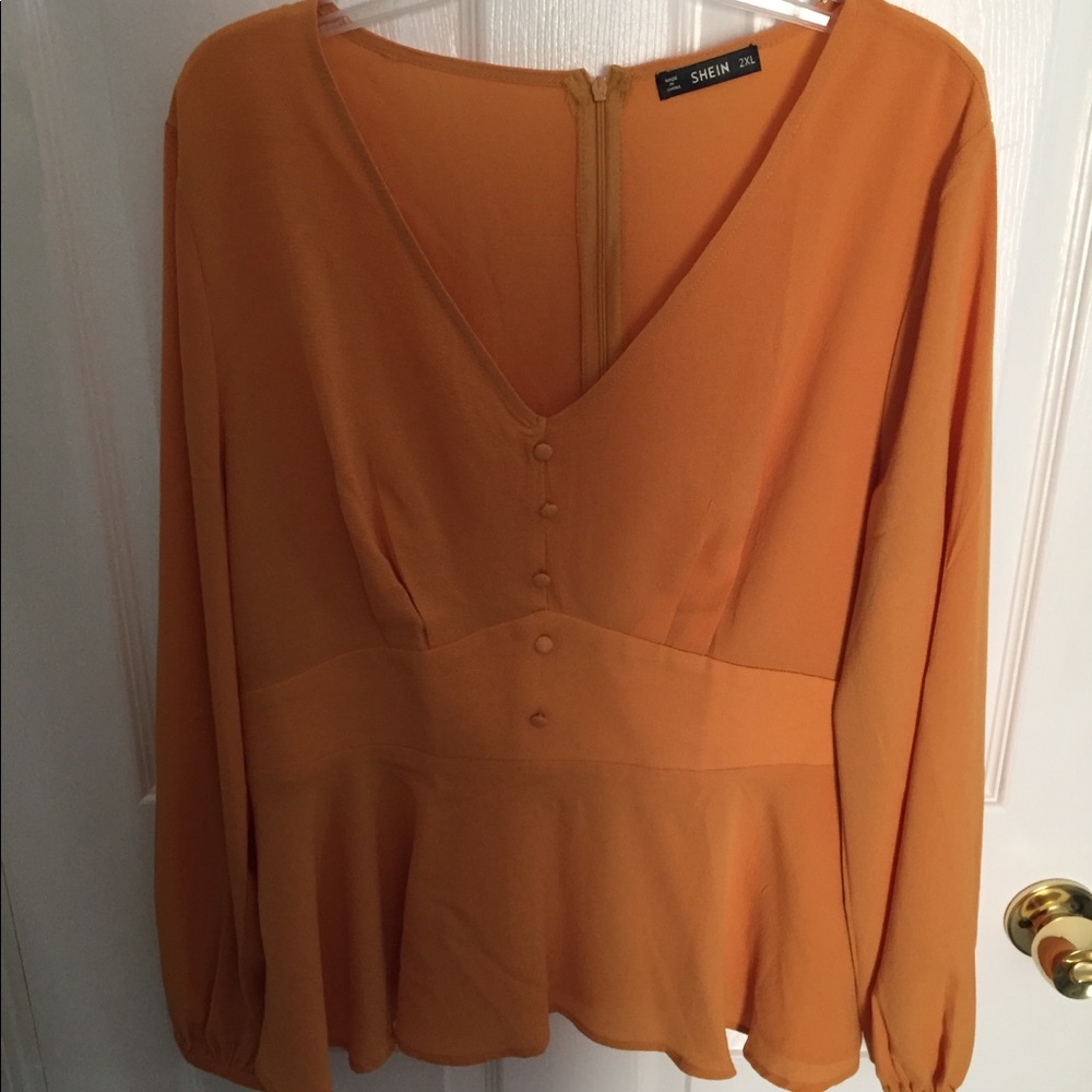 Sunny yellow blouse